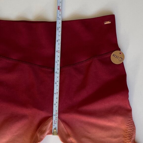 NWT Victoria's Secret PINK SPORT Seamless Bike Shorts Size S Perforated Ombre - Picture 11 of 11
